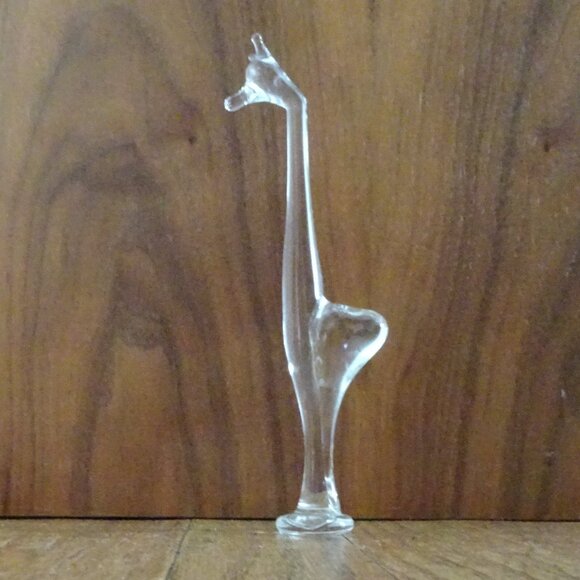 Vintage Glass Giraffe - Picture 1 of 5